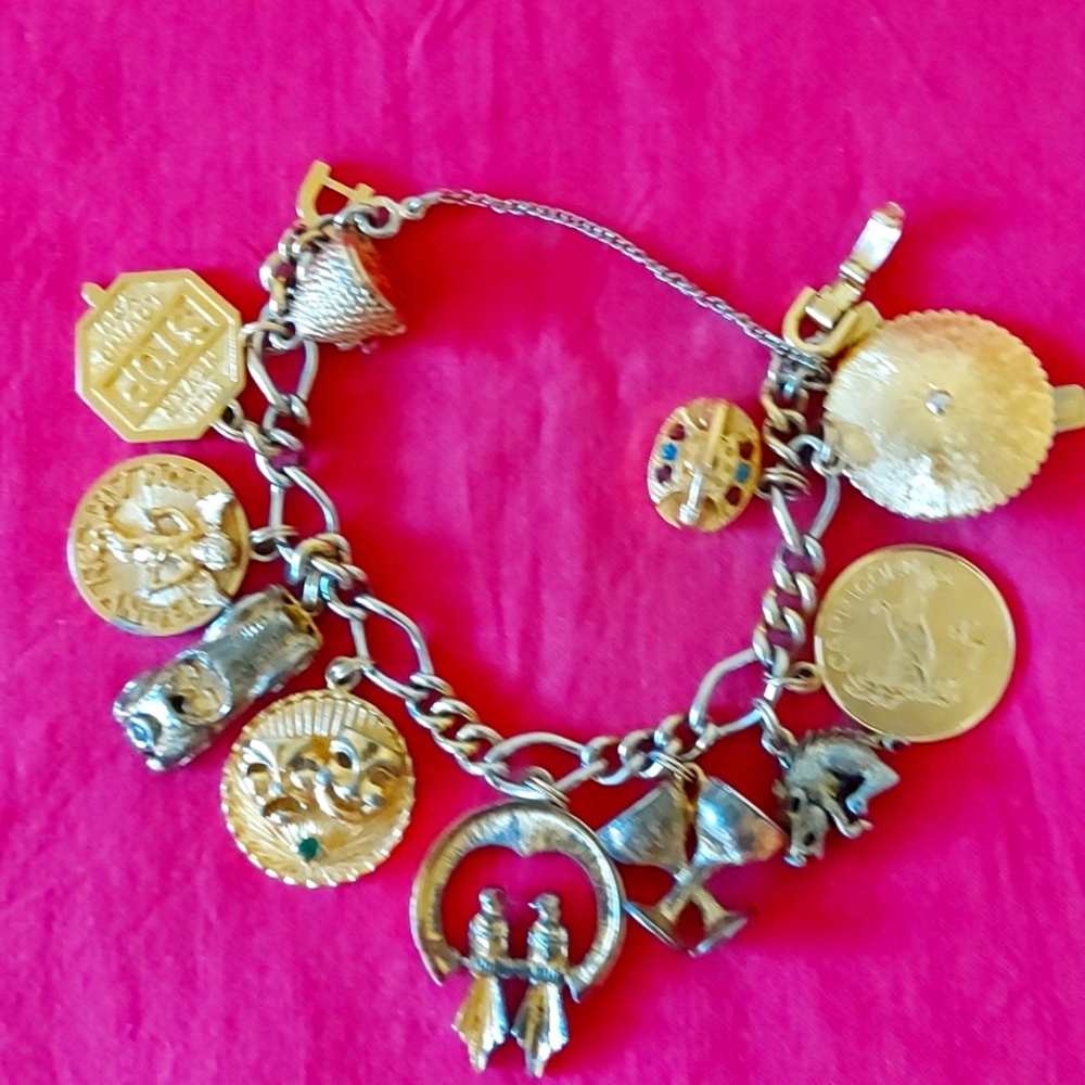 Woman bracelet, Monet jewelry.
